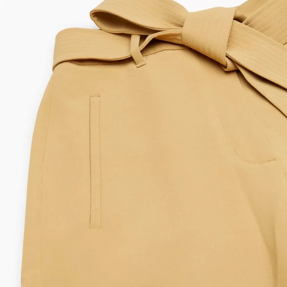 Wilfred tie front dress pants size 0 Sandy beige - BRAND NEW WITH TAGS - Picture 2 of 7